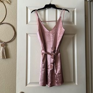 Rose silk Top / Mini dress